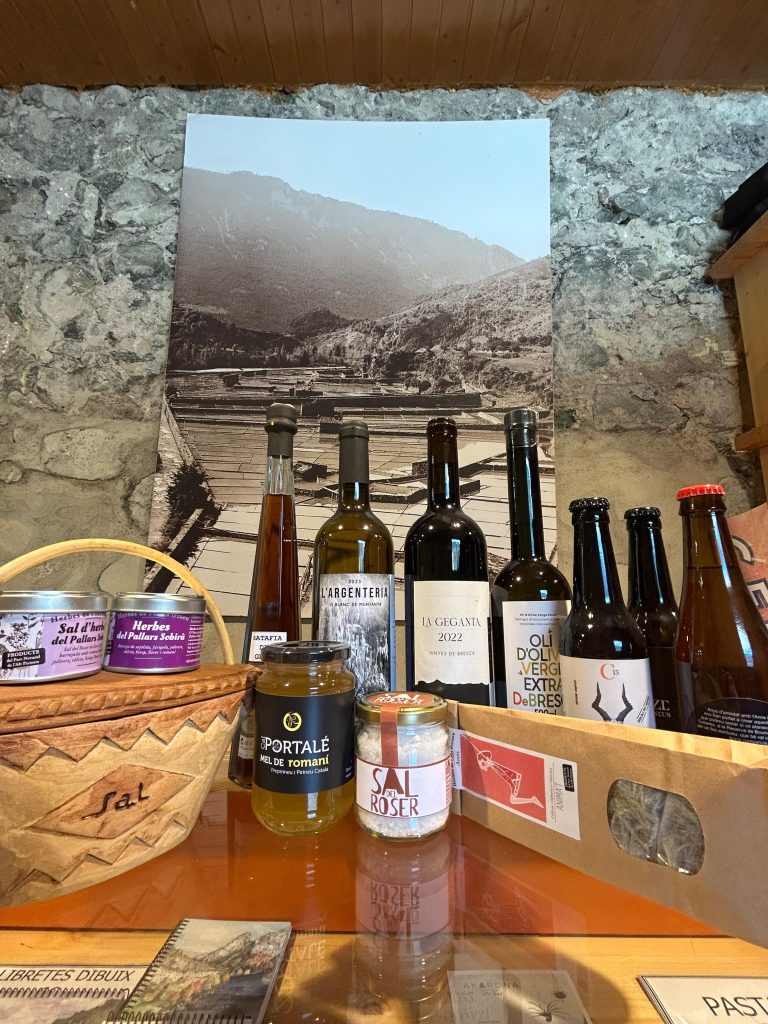 Productes locals al Museu de Gerri de la Sal