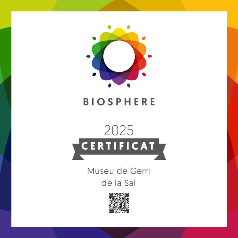 Certificat Biosphere Museu de Gerri de la Sal