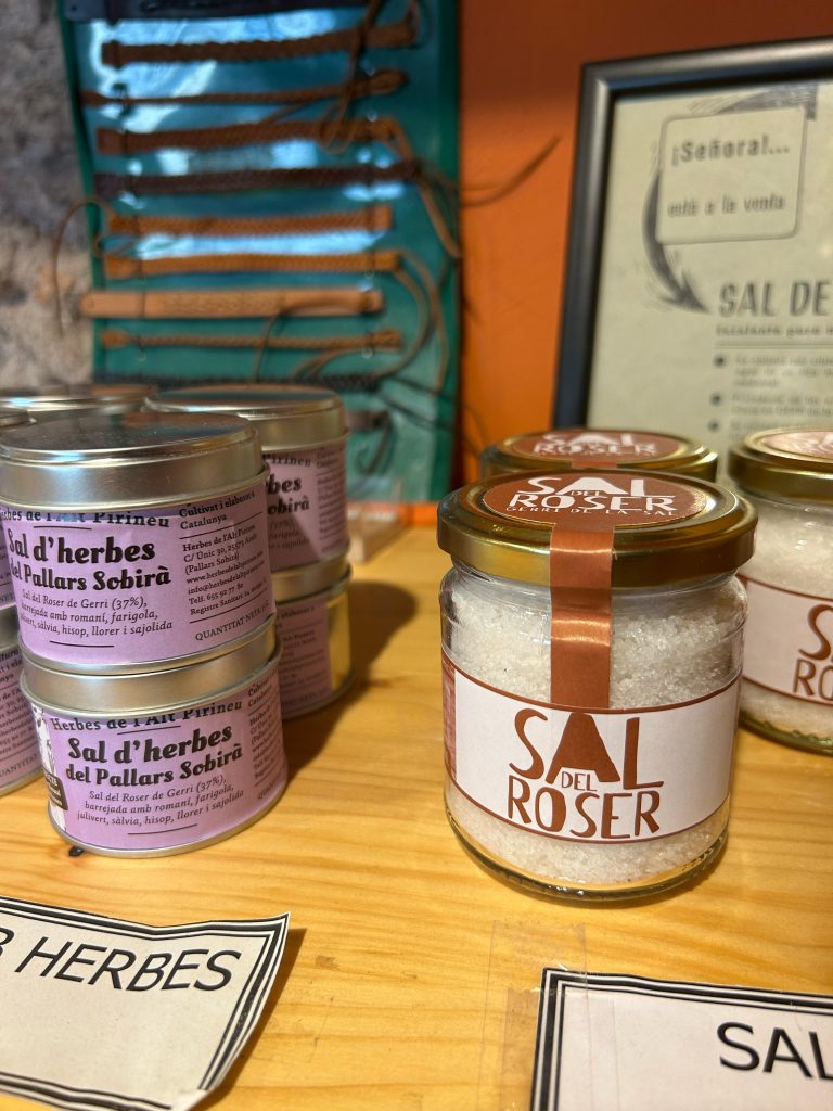 Productes locals al Museu de Gerri de la Sal